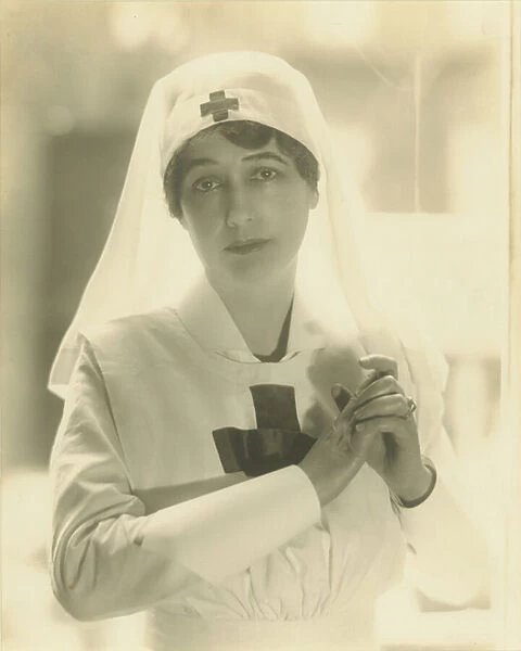 Lady Duff-Gordon as a Nurse (platinum print)
