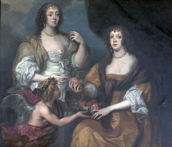 Lady Elizabeth Thimbelby and Dorothy, Viscountess Andover (oil on canvas)