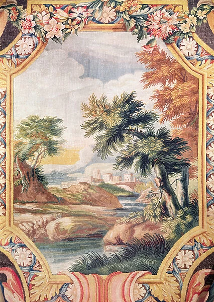 Detail of a Landscape, Savonnerie Workshop (tapestry)