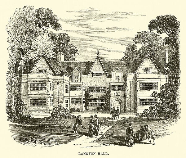 Langton Hall (engraving)