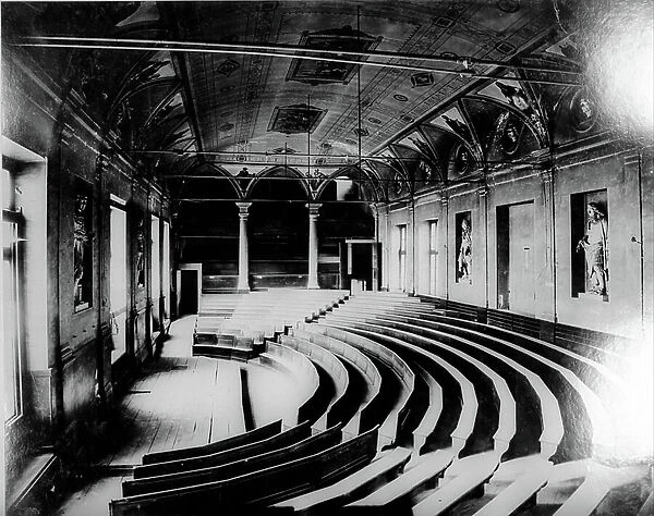 Former large amphitheatre of the Sorbonne built in 1822 by rector Nicolle and closed in 1893, Paris, c.1822-93 (photo)