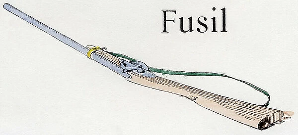 Letter F: 'Rifle', in ABC des joujoux ou Alphabet des tout petits, 1897 (engraving)