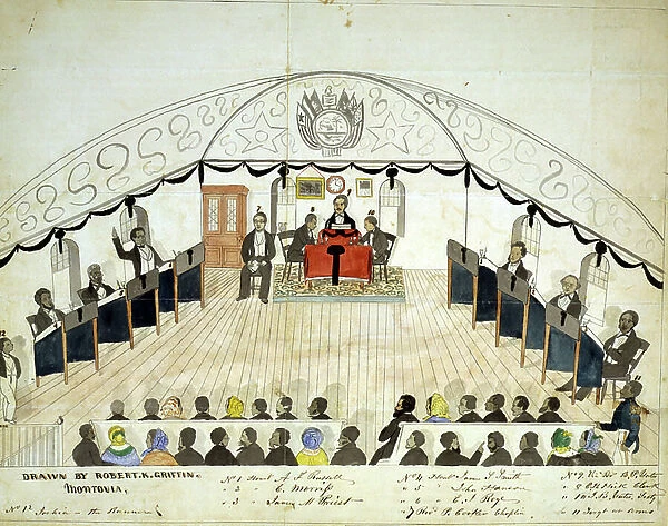 Liberian senate, 1856