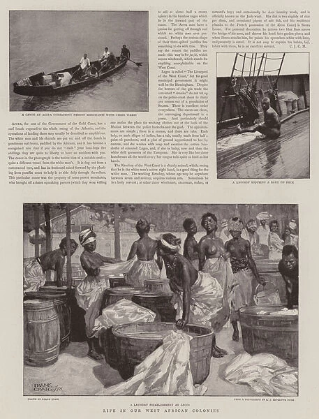 Life in our West African Colonies (engraving)