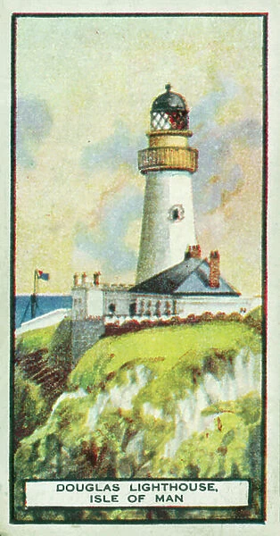 Lighthouses: Douglas Lighthouse, Isle of Man (colour litho)