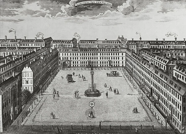 Lincolns Inn New Square, c. 1725 (engraving)