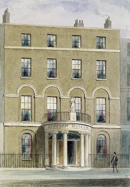 The Liverian Museum, 1850 (w  /  c on paper)