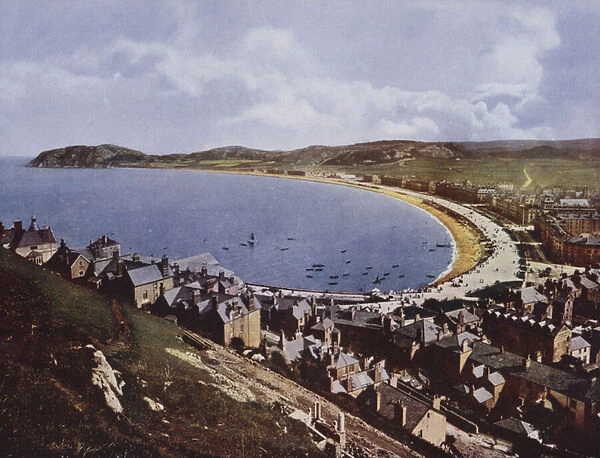 Llandudno from Great Orme (colour photo)