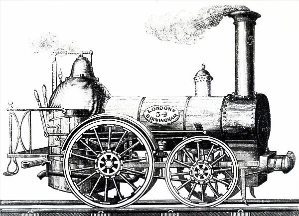 A locomotive used on the London to Birmingham Railway Line