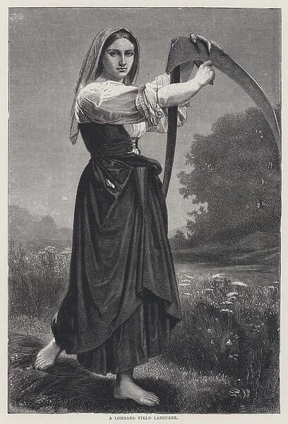 A Lombard Field Labourer (engraving)