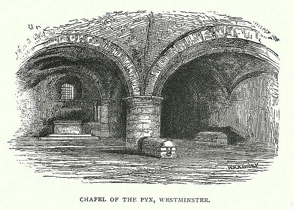 London: Chapel of the Pyx, Westminster (engraving)