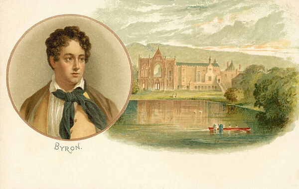 Lord Byron (colour litho)