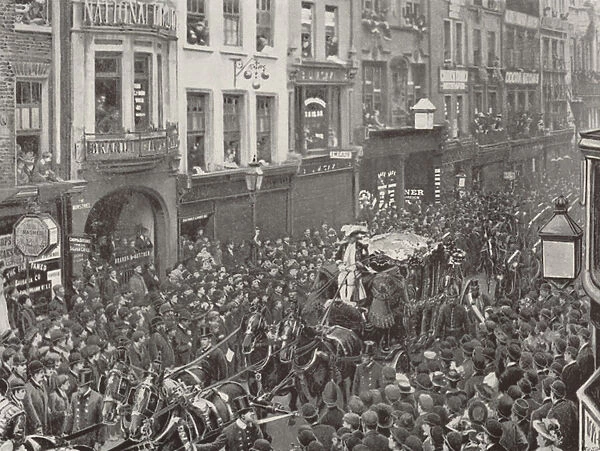 The Lord Mayors Procession (1895), from 'Punch'Office, in Fleet Street (b  /  w photo)