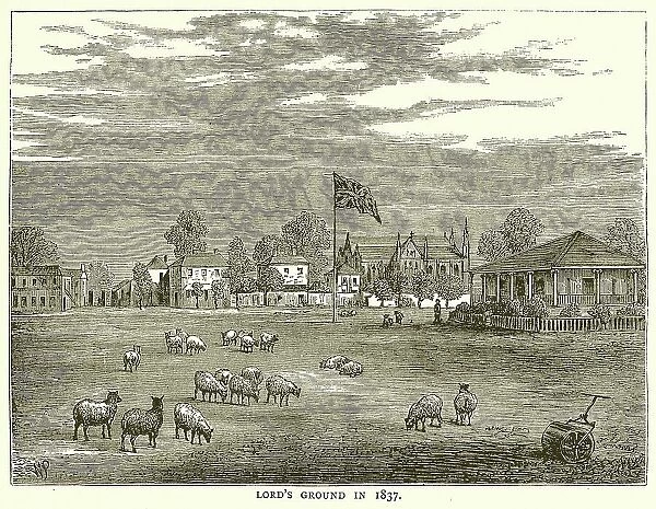 Lords Ground in 1837 (engraving)