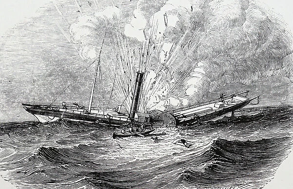 The loss of the iron steamer Elberfeld, 1850