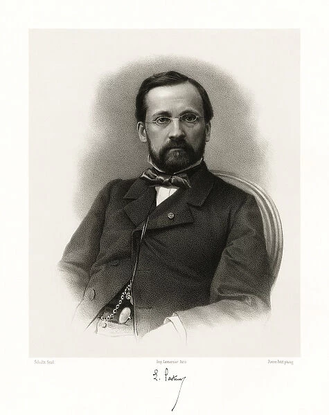 Louis Pasteur, 1865-66 (litho)