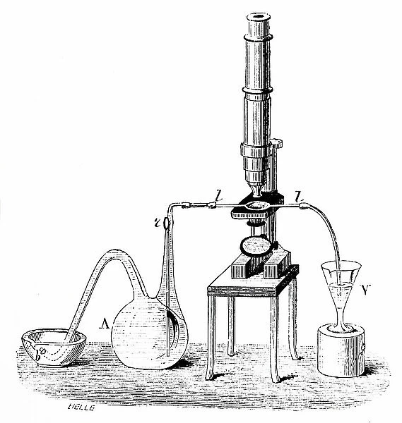 Louis Pasteur's method of observing sealed culture samples