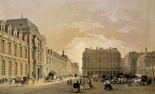 The Louvre, 1855 (engraving)
