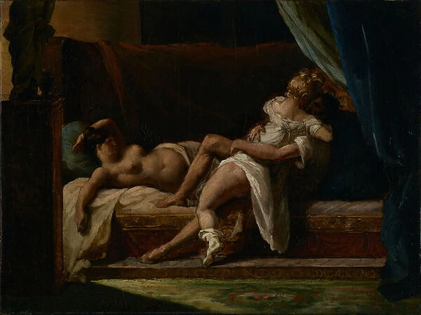 Three Lovers, 1817-20 (oil on canvas)