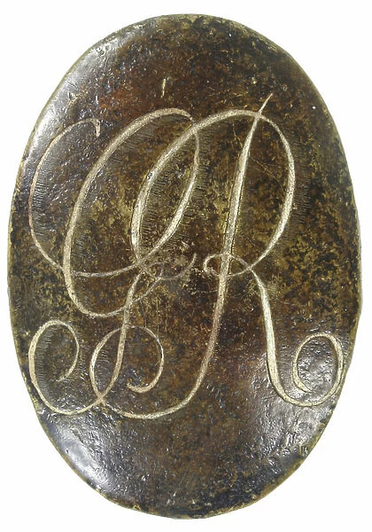 Loyalist belt plate worn by soldier in Emmerich's Chasseurs