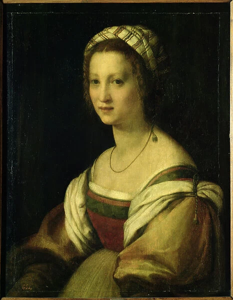 Lucrezia di Baccio del Fede, the Artists Wife, c. 1513  /  14 (oil on panel)