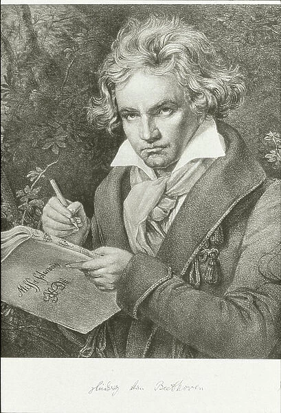 Ludwig van Beethoven (pencil & charcoal)