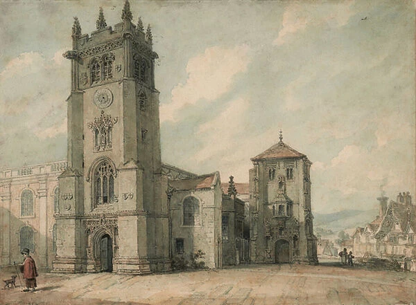 Macclesfield Church, 1767-1816 (Watercolour)