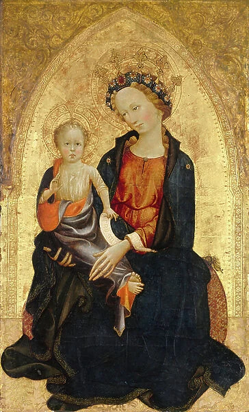 Madonna and Child, c. 1400 (oil and gilding on wood panel)