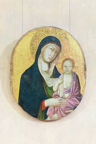Madonna and child, Niccolo di Segna di Buonaventura, Siena, active 1331-1348, national gallery of ancient art, Rome, Italy