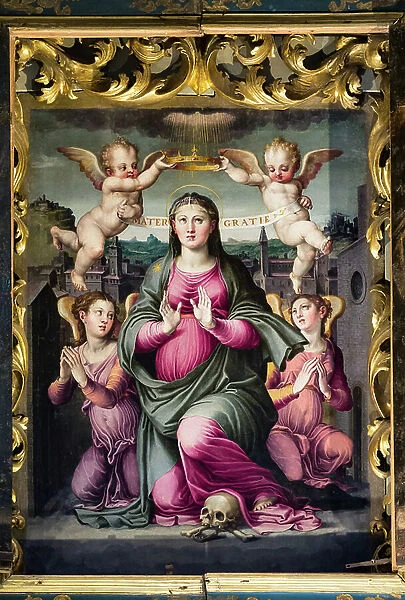 Madonna delle Grazie (oil on panel)