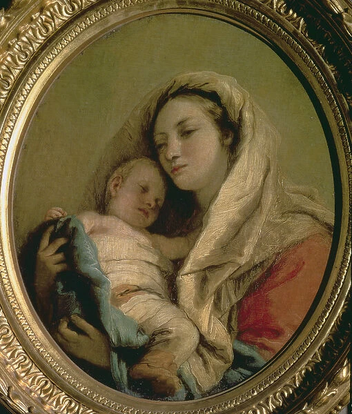 Madonna with Sleeping Child, 1780s (oil on canvas)