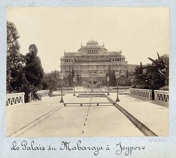 Maharaja Palace in Jaipur (India) - Photograph second half of the 19th century