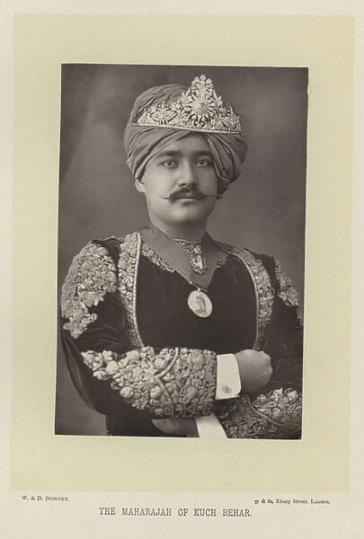 The Maharajah of Kuch Behar (b  /  w photo)