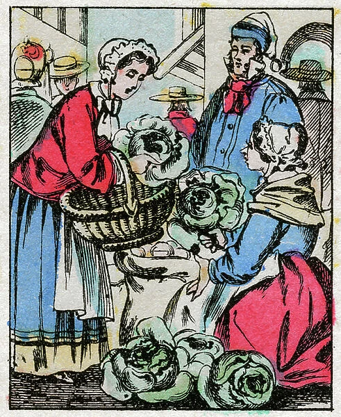 A maid, c.1860 (print)