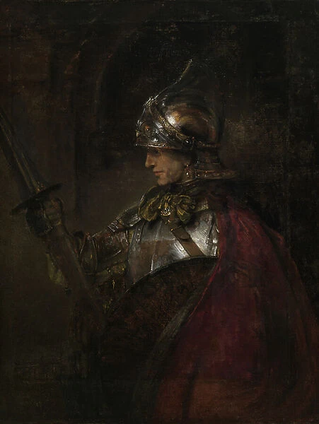 A Man in Armour, 1655 (oil on canvas)