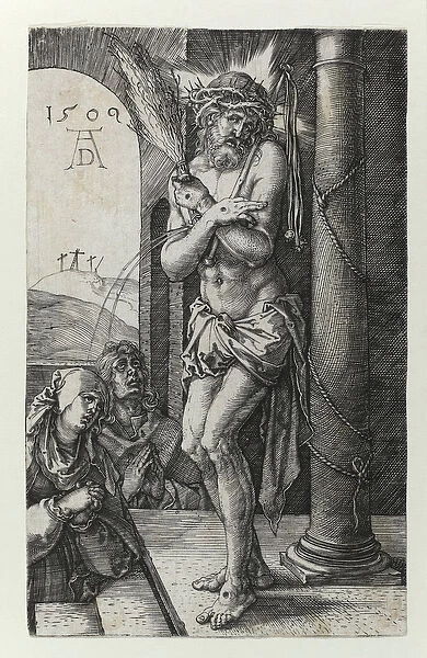 The Man of Sorrows, 1509 (Burin engraving on copper)