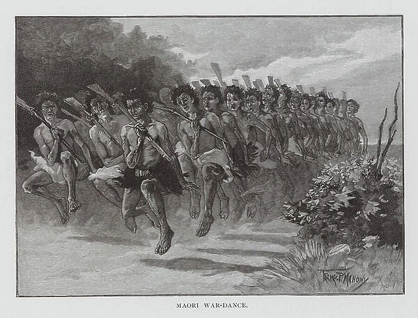 Maori War-Dance (engraving)
