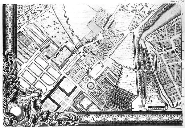 A Map of Chelsea, 1746 (engraving)
