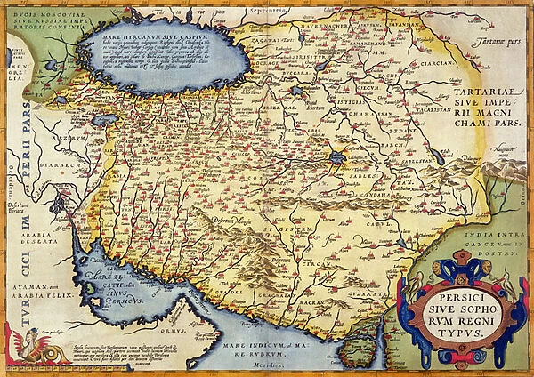 Map of Persia, from the Theatrum Orbis Terrarum, pub