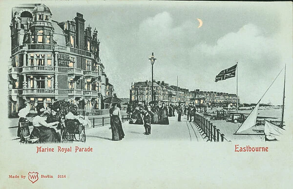 Marine Royal Esplanade, Eastbourne, East Sussex (coloured photo)
