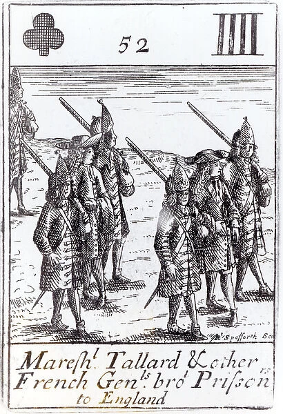 Marshal Tallard and other French Generals Brought Prisoners to England