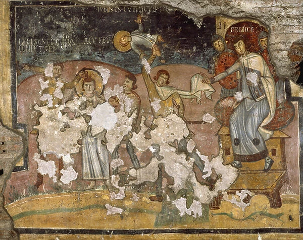 Martyrdom of Saint Julietta and her son Saint Quiricus (fresco)
