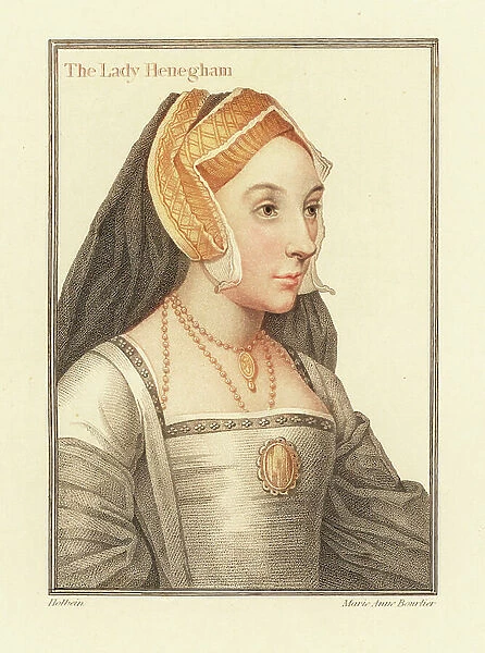 Mary Shelton, Lady Heveningham. 1812 (engraving)