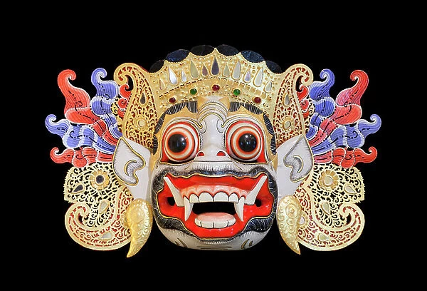 Mask representing Kapi Anita, a smart invulnerable monkey, from Bali