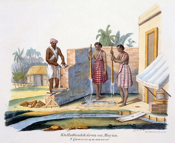 Mason or Builder, 1827-35 (colour litho)