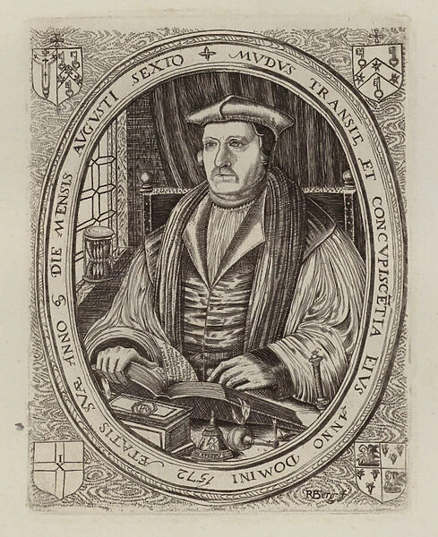 Matthew Parker, Archbishop of Canterbury (engraving)