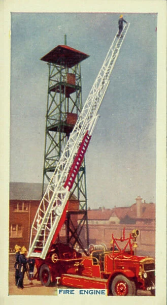 This Mechanized Age: Fire engine (colour photo)