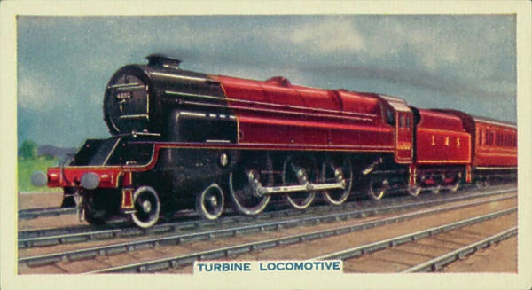 This Mechanized Age: Turbine locomotive (colour photo)