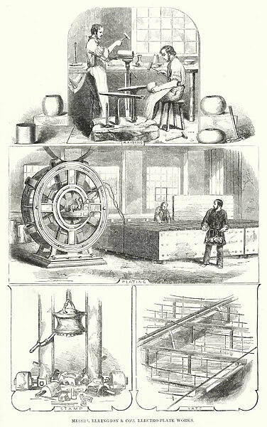Messrs Elkington and Cos Electro-Plate Works (engraving)