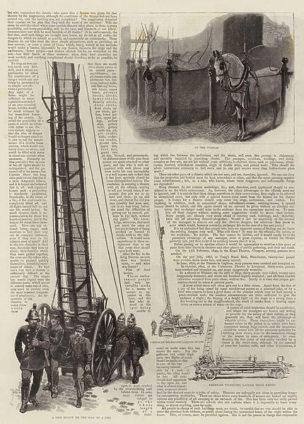 The Metropolitan Fire Brigade (engraving)